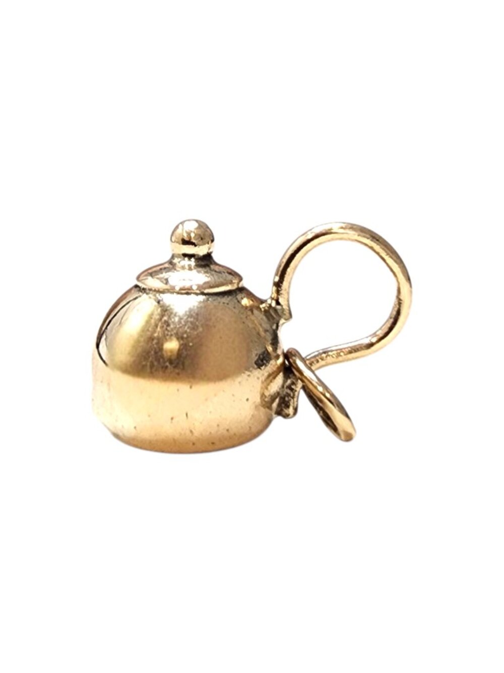 14K Yellow Gold Tea Pot Charm #25620
